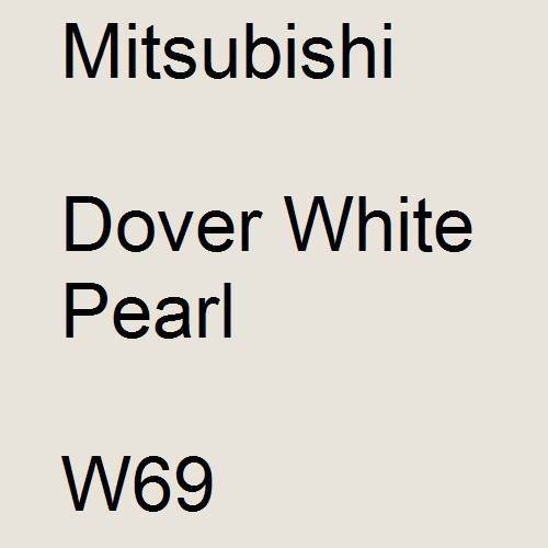 Mitsubishi, Dover White Pearl, W69.